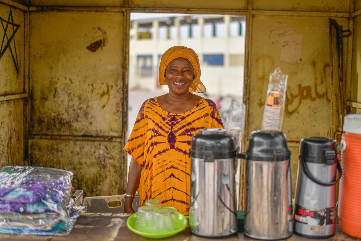 Woman entrepreneur in her shop